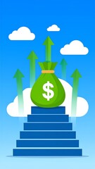 Financial success, upward trend