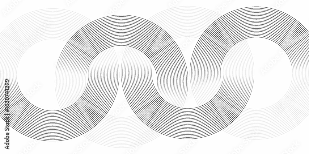 Poster white geometric abstract background overlapping layers on bright space with line effect decoration. 