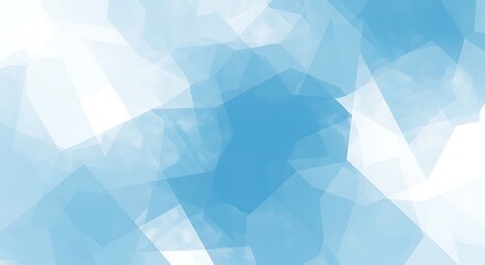 Obraz premium Abstract Blue Polygon Geometric Overlay Design Background