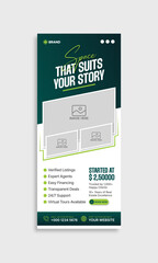 Modern Real Estate Roll Up Banner Template