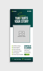 Modern Real Estate Roll Up Banner Template