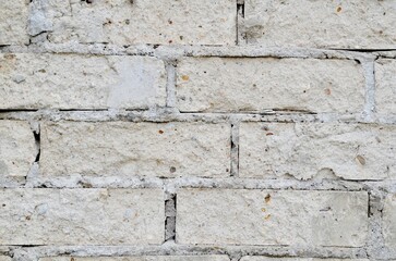 brick white wall