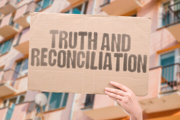 “Truth and Reconciliation” as people call for acknowledgment and healing through justice and...