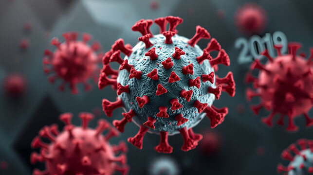 Set Virus, Corona virus 2019-nCoV on location, High human body temperature, Shield protecting from, Human and and covid-19 icon. Vector