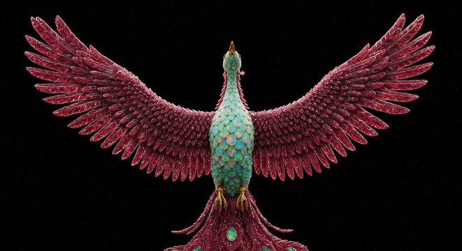Majestic Peacock Wings - Powered by Adobe