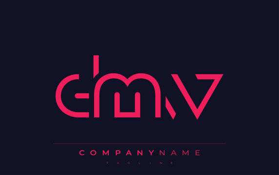 DMW abstract letter logo design. Modern Business Logo Design With Abstract Typography and Contemporary Style