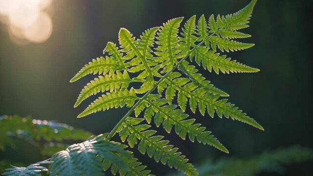 AweInspiring Raffle Leaves Glowing with Morning Dew, Radiating Serenity and Calmness Perfect for HighEnd Branding.