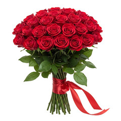  Red Bouquet Red Roses