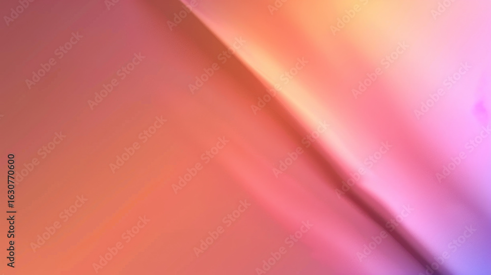 Poster soft gradient background transitioning from white to shades of pink and purple, creating calming and