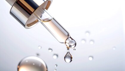 Dropper bottle with serum