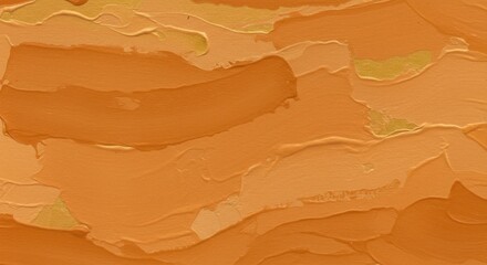 Warm earthy orange paint texture background with artistic brush strokes