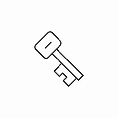 house door key icon sign vector