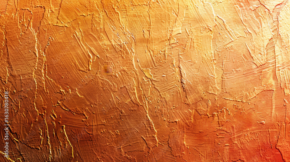 Poster warm golden gradient texture with subtle light play creates inviting atmosphere. rich hues and intri