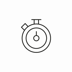 stopwatch time measurement icon sign vector