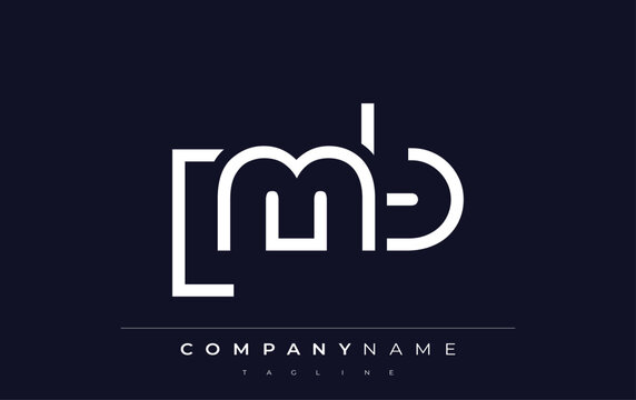 LMB abstract letter logo design. Modern Business Logo Design With Abstract Typography and Contemporary Style