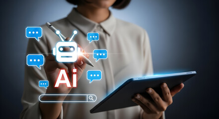 Artificial Intelligence Chatbot Robot Interaction Digital Communication