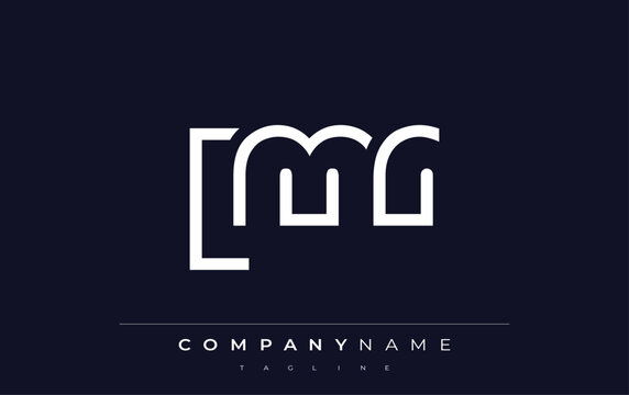 LMR abstract letter logo design. Modern Business Logo Design With Abstract Typography and Contemporary Style