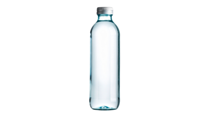 Water Bottle PNG, Clear Plastic Bottle Isolated, Transparent Background, Hydration, Fitness, and Healthy Drink Illustration
