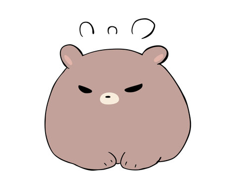 くま 土下座