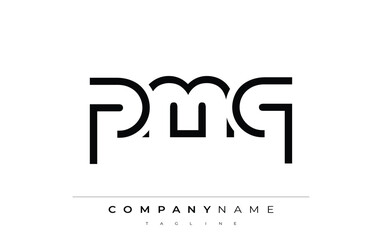 PMQ abstract letter logo design. Modern Business Logo Design With Abstract Typography and Contemporary Style