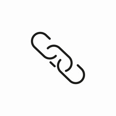multiple chain links icon sign vector