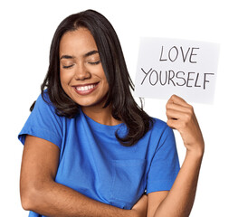 Young filipino woman  with 