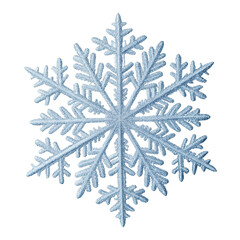 Snowflakes vector element isolated on transparent background  
