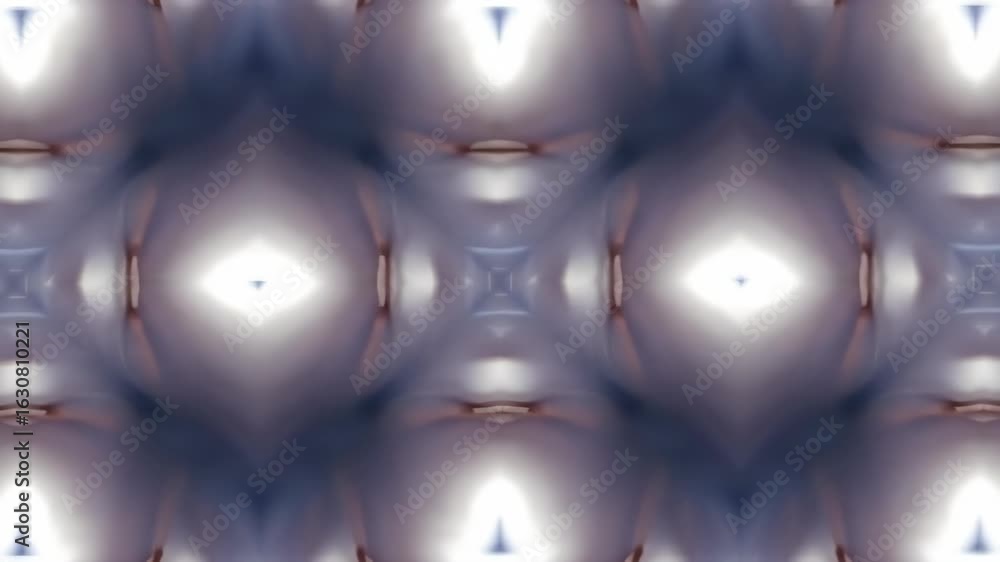 Poster intricate repeating pattern abstract design with blue and gray tones