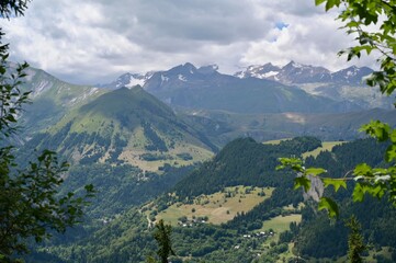 mountains in the French alps
