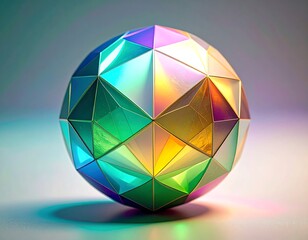 Colorful geometric sphere