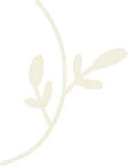 Elegant Botanical Line Drawing