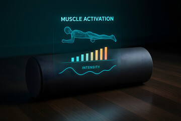 Futuristic Fitness Display