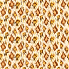 Abstract tiger pattern on white background