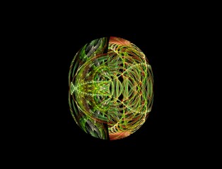 Imaginatory fractal abstract background Image