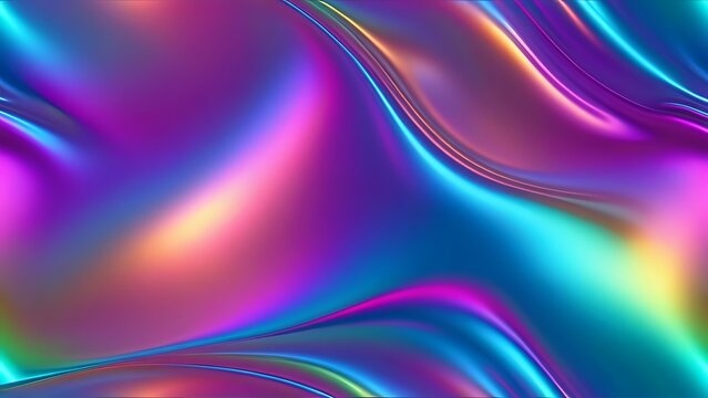 Holographic Foil Texture: Iridescent Reflections