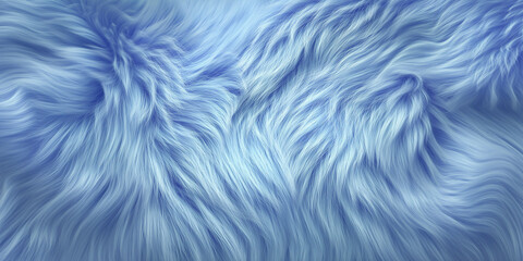 Blue fur texture background