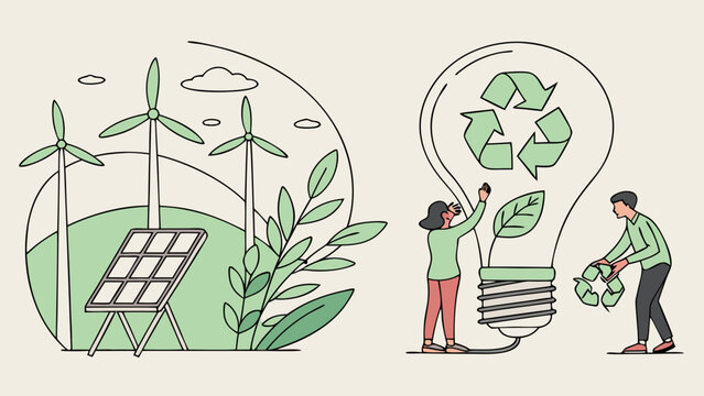 Sustainable Energy and Recycling Initiatives.