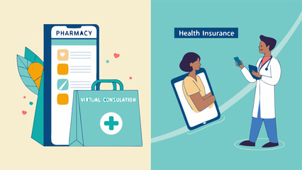Virtual Consultation and Health Insurance Services.
