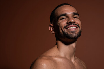 ai is designing personalized training regimen for athlete who looks directly at camera with bright smile
