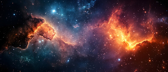 Space, stars, far away worlds.