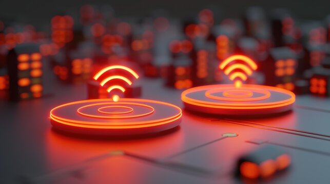 Experience seamless connectivity with wireless data transmission, delivering fast and reliable internet via airwaves without cables.