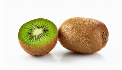 Obraz premium Kiwi fruit whole and halved