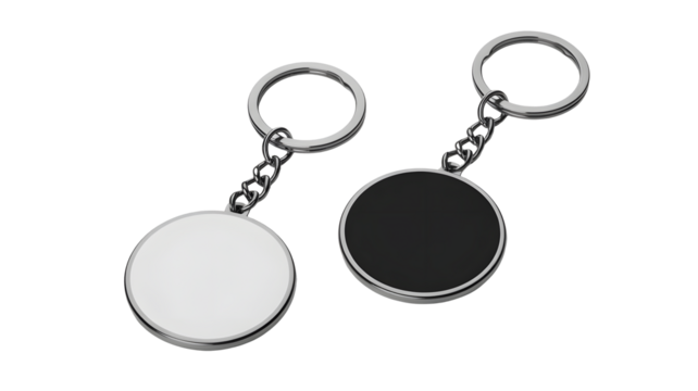 Customizable keychains, perfect for branding and personalization, sleek design