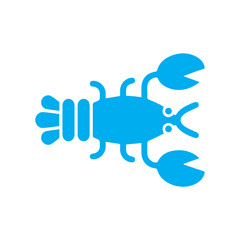 obster ocean colored icon