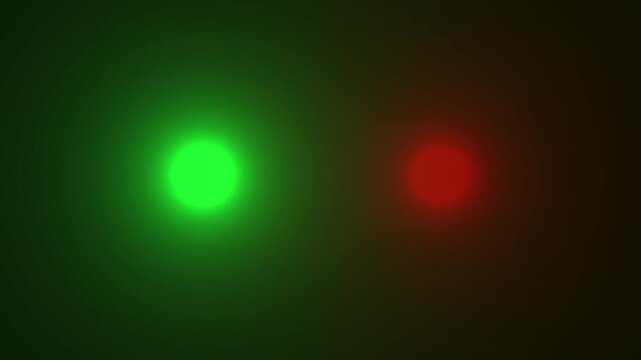 Red Beam light appears and disappears animation. blinking red light effect. Glowing Light Rays. 4k stock video.