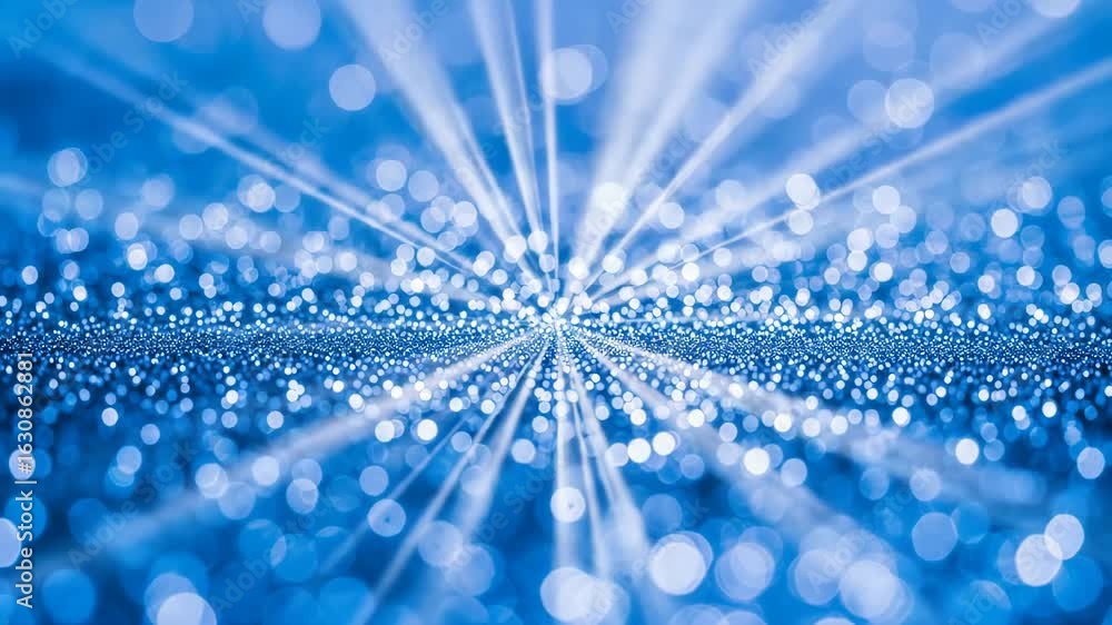 Aufkleber abstract blue sparkling light effect background for web design editorial and commercial projects fea