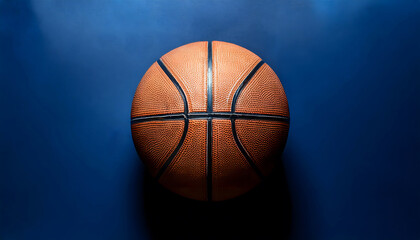 A basketball is shown in a close up shot