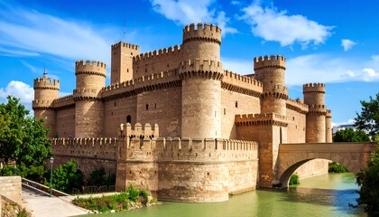 Ancient fortress by a river (1)
