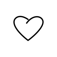 line art love design icon or logo 