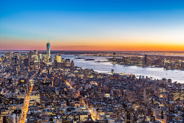 specular skyline view of New York